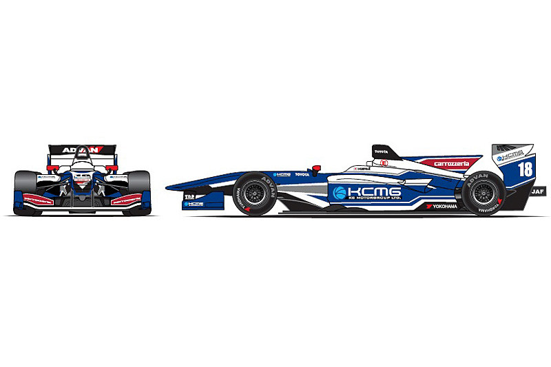 「carrozzeria Team KCMG」のレース車両デザイン