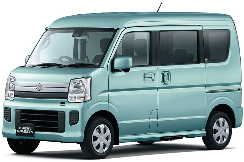 エブリイワゴン 車いす移動車 電動オートステップ装着車（ガーデニングアクアメタリック）