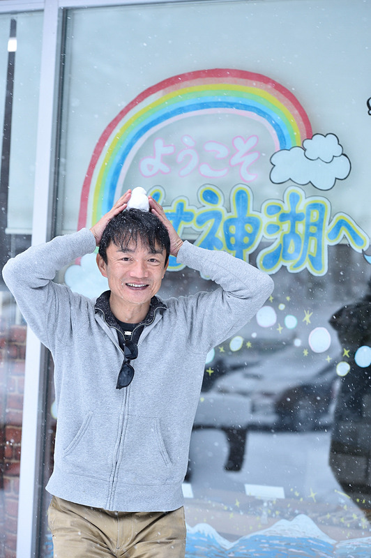 雪だるまを作り放題だった女神湖