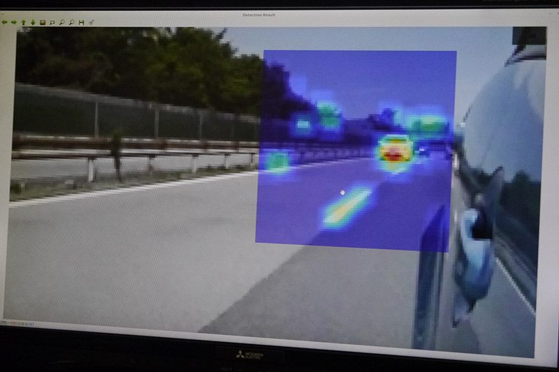 電子ミラー向け物体認識技術