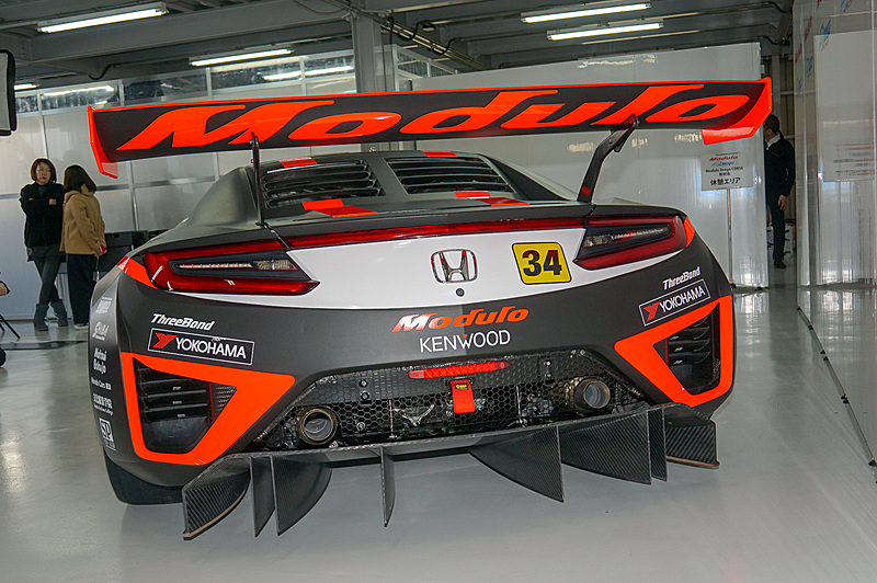 34号車 Modulo KENWOOD NSX GT3のカラーリング