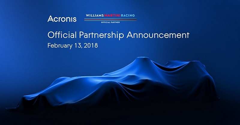 アクロニスとウイリアムズがデータ保護ソリューションで技術提携