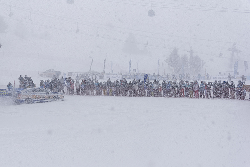 新井選手によるデモンストレーション