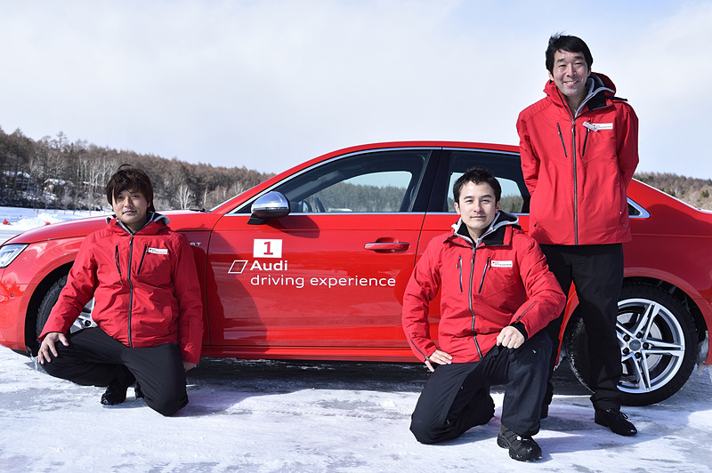 今回の講師を務めた加藤正将氏（左）、番場彬氏（中央）、井尻薫氏（右）