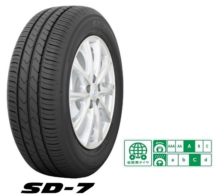 4月1日発売の新型乗用車用低燃費タイヤ「SD-7（エスディーセブン）」