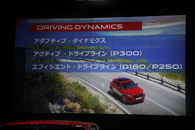 「P300」仕様にはよりコーナリング性能の向上に主眼を置いたアクティブ・ドライブラインを標準装備