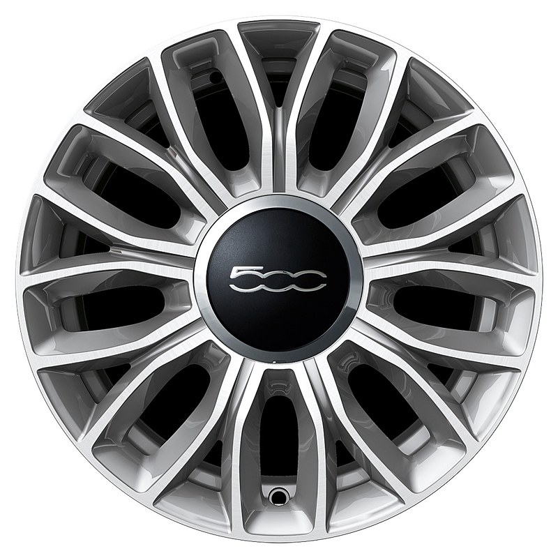 「15インチダイヤモンドフィニッシュアルミホイール」