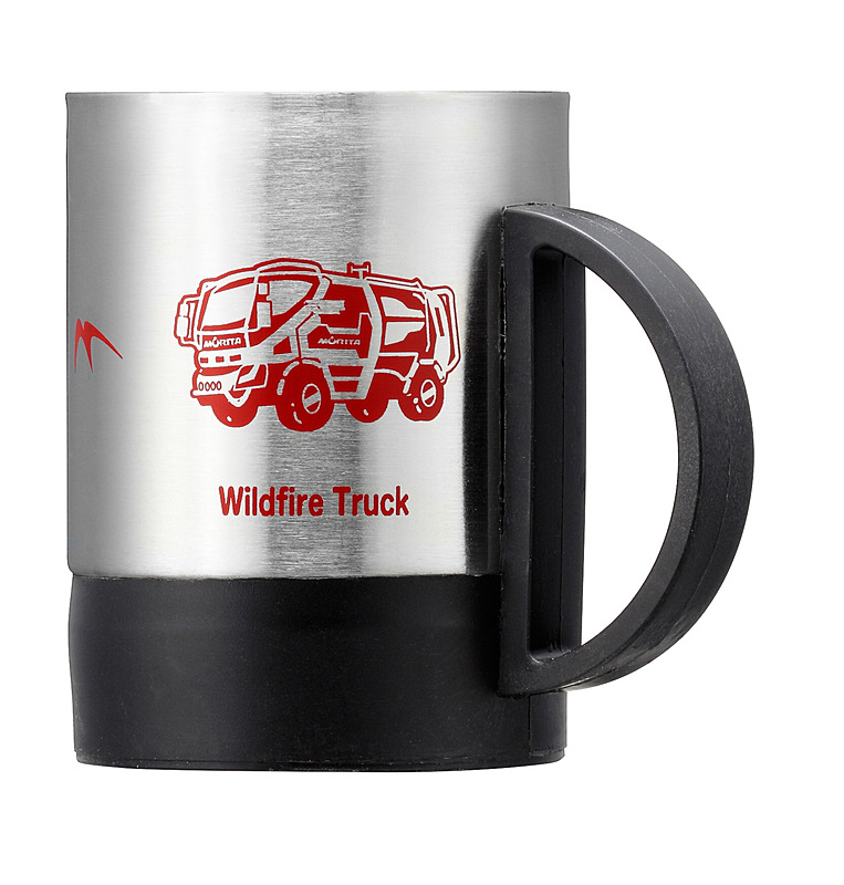 「消防車マグカップ」にデザインされた林野火災用消防車「Wildfire Truck」
