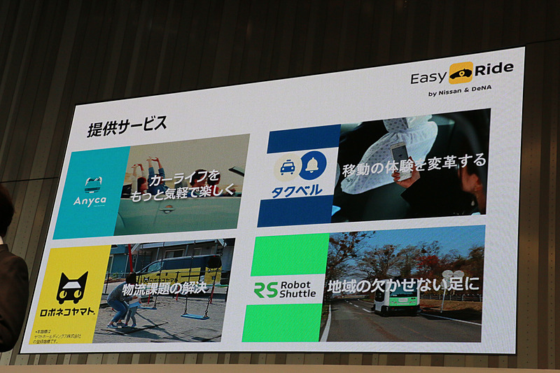 これまでに提供してきた「ロボネコヤマト」「ロボットシャトル」などのノウハウをEasy Rideでも活かしていきたいと守安氏