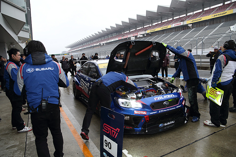 占有走行枠をいっぱいに使いシェイクダウンを行なった