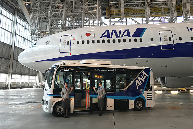 日野自動車「ポンチョ」をベースとしたレベル4自動運転バス