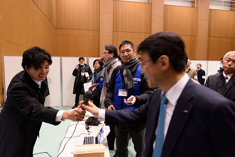 レベル3自動運転同乗の感想をいきなり佐治氏から求められた片野坂氏