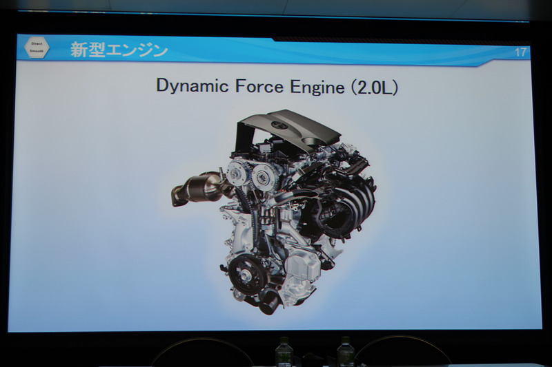 2.5リッターに続いて登場する2.0リッターのDynamic Force Engine