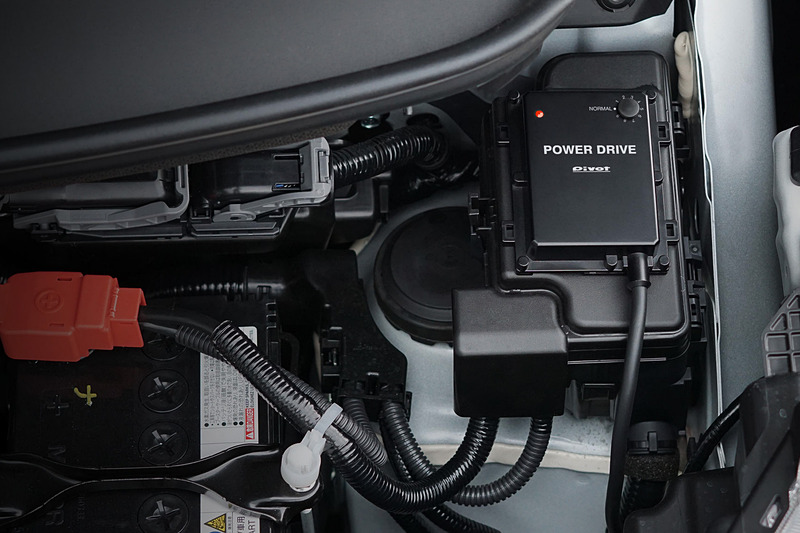 「N-BOX」のS07B型ターボエンジン搭載車に対応し、2WD（FF）車では0-100km/h加速タイムを純正状態の17.9秒から15.8秒に短縮