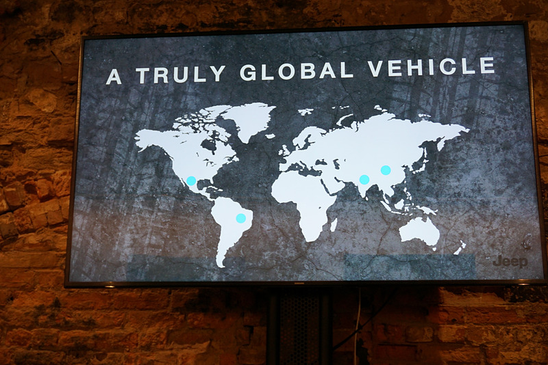 ジープブランドはグローバル展開を行なっていて、工場は北米、南米、インド、中国と4カ所に設けられている