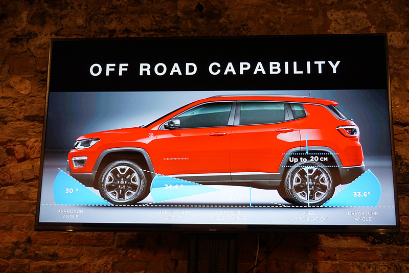 高いオフロード性能を併せ持っているコンパス