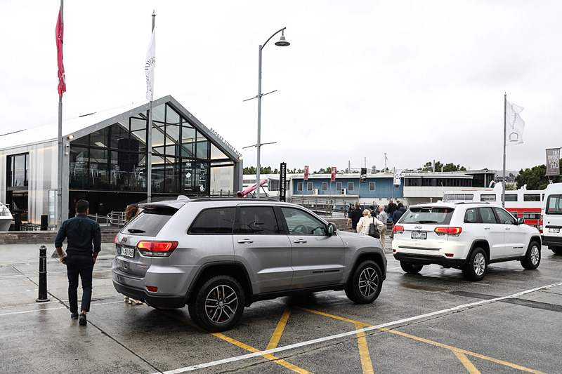 試乗会が行なわれたのは、タスマニア島の州都となるホバート。宿泊したホテルはハーバー沿いに建てられていた