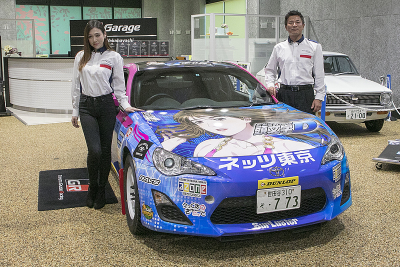 TOYOTA GAZOO Racing ラリーチャレンジに86で参戦する塚本奈々美選手（左）とコ・ドライバーの寺田昌弘選手