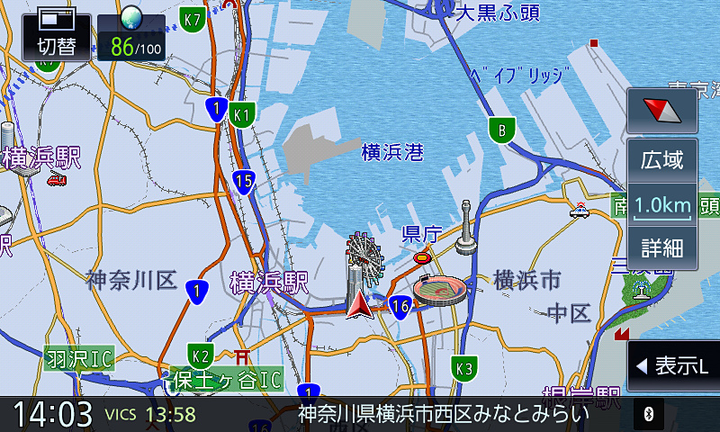 500mスケールより上は大きな移動をする際などに利用するイメージ