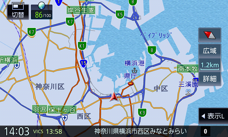 500mスケールより上は大きな移動をする際などに利用するイメージ