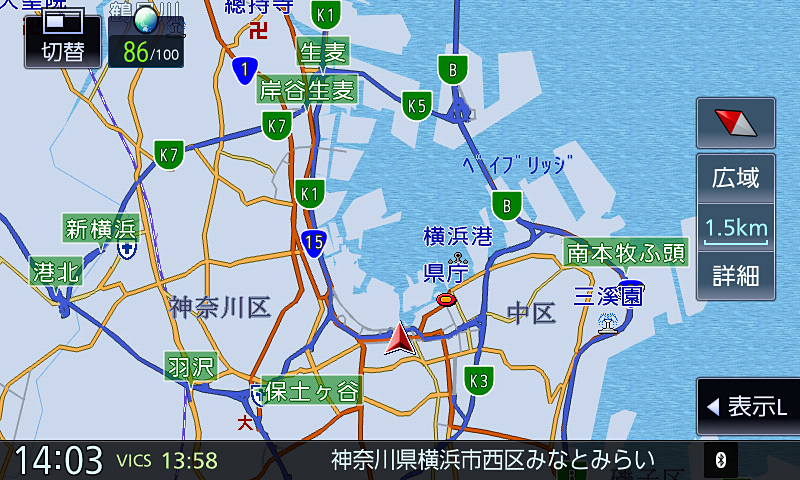 500mスケールより上は大きな移動をする際などに利用するイメージ