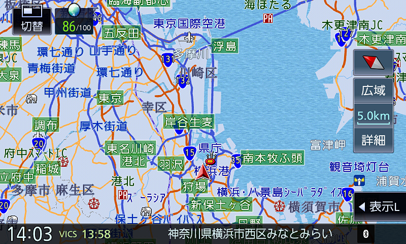 500mスケールより上は大きな移動をする際などに利用するイメージ