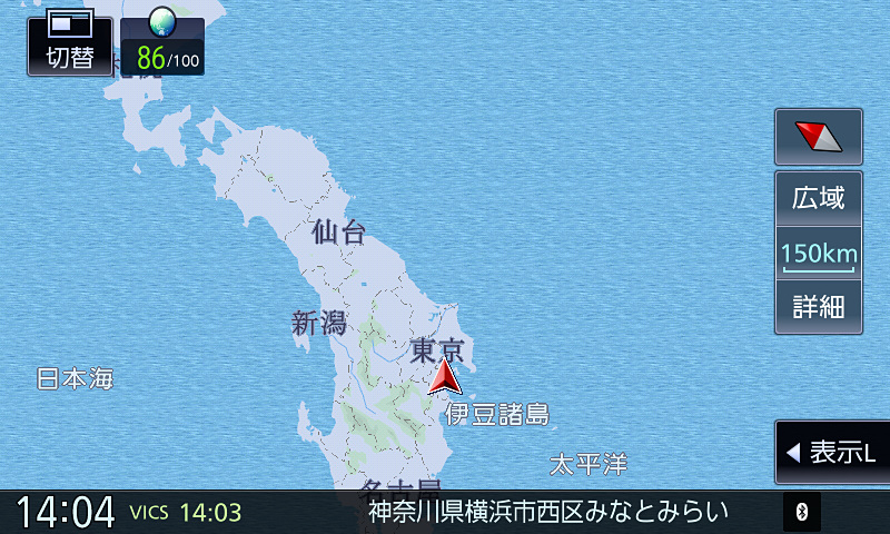 500mスケールより上は大きな移動をする際などに利用するイメージ