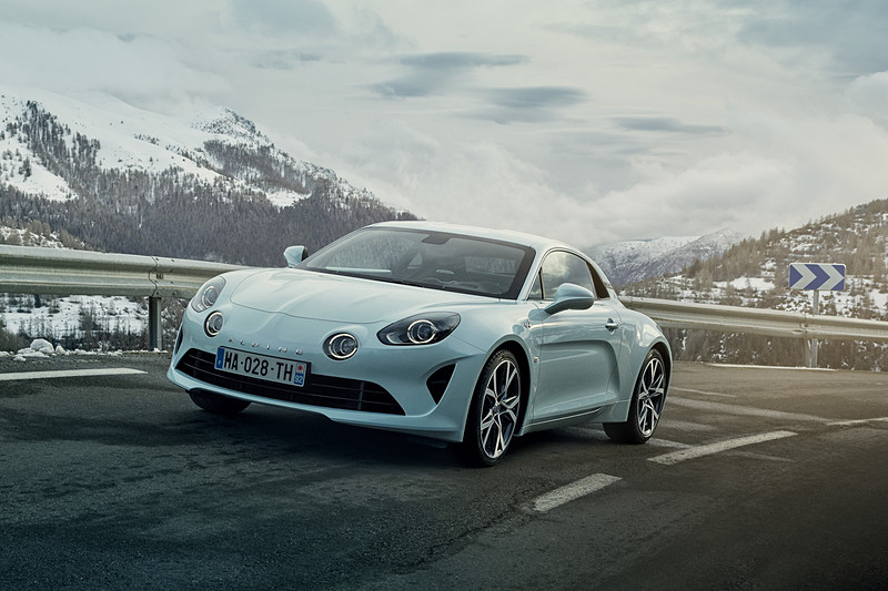 A110 Pureの走行イメージ