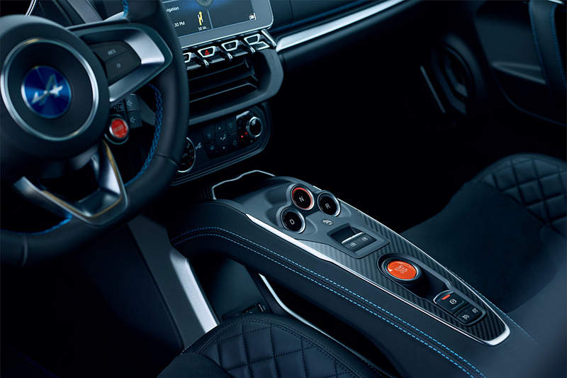 A110 Pureのインテリア