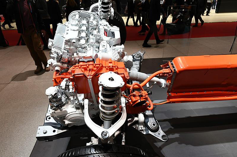 PHVの構造展示もされていた