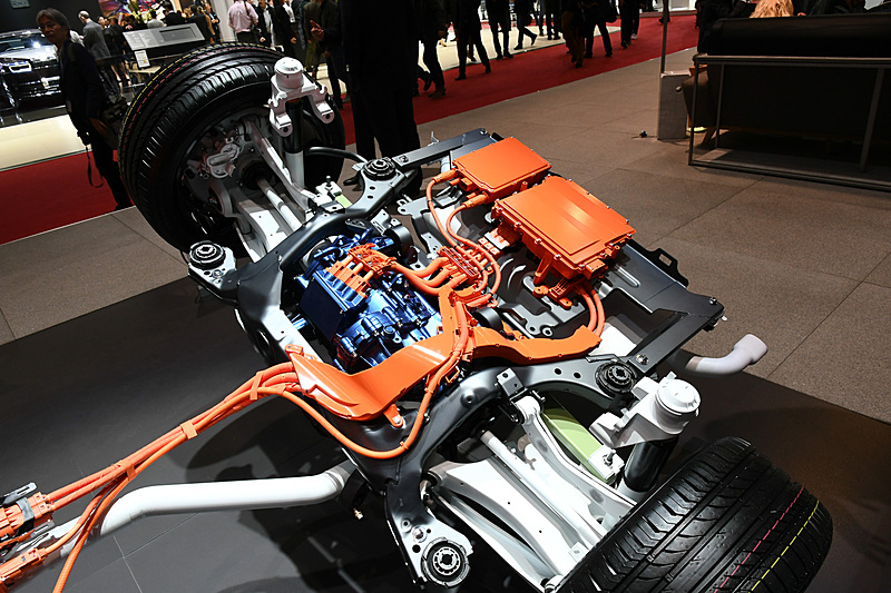 PHVの構造展示もされていた