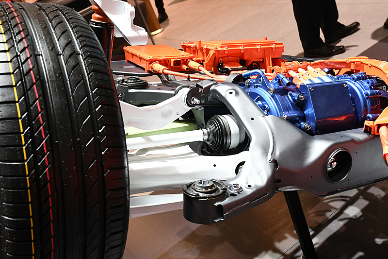 PHVの構造展示もされていた