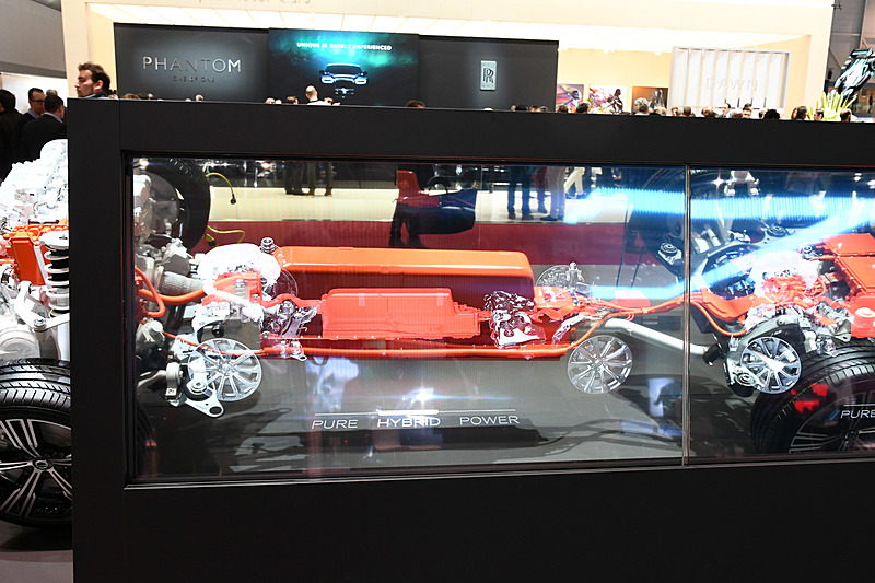 PHVの構造展示もされていた