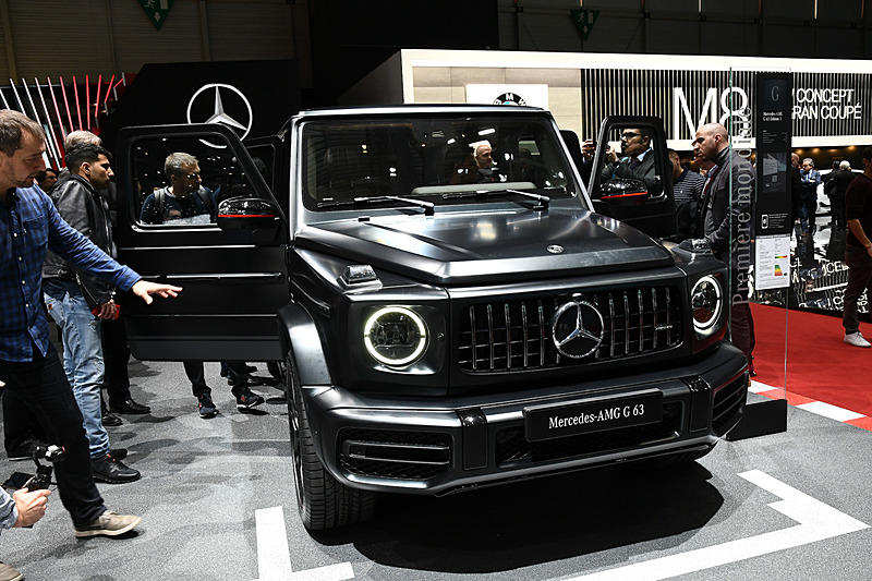 会場では新型Gクラスベースの「メルセデス AMG G 63」も公開（写真はEdition 1）