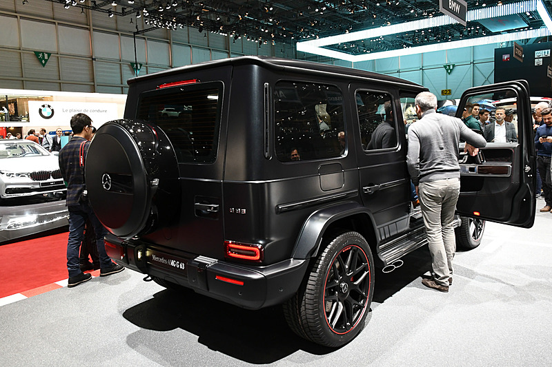 会場では新型Gクラスベースの「メルセデス AMG G 63」も公開（写真はEdition 1）