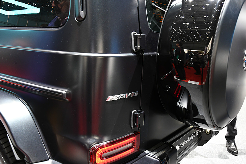 会場では新型Gクラスベースの「メルセデス AMG G 63」も公開（写真はEdition 1）