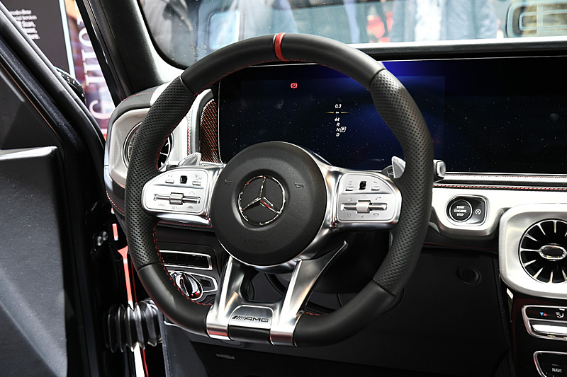 会場では新型Gクラスベースの「メルセデス AMG G 63」も公開（写真はEdition 1）