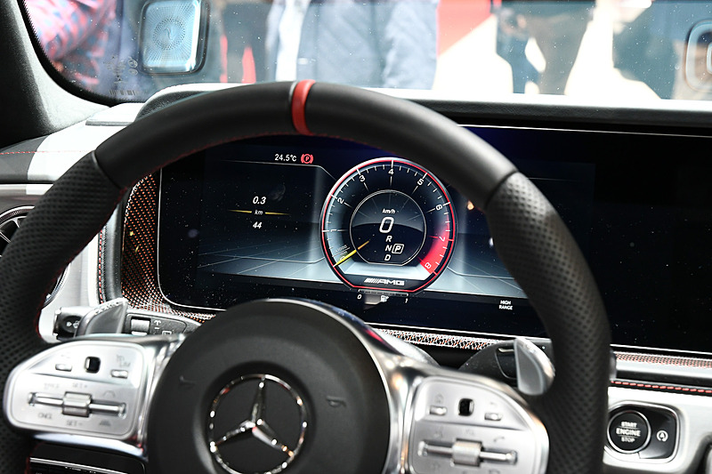 会場では新型Gクラスベースの「メルセデス AMG G 63」も公開（写真はEdition 1）