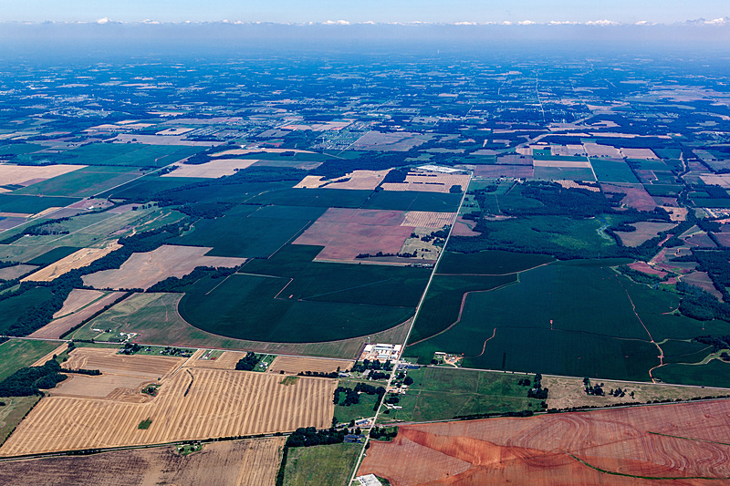 新工場建設予定地の空撮写真