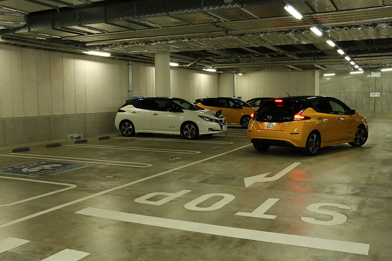 駐車場を使ったプロパイロット パーキングのデモも実施された