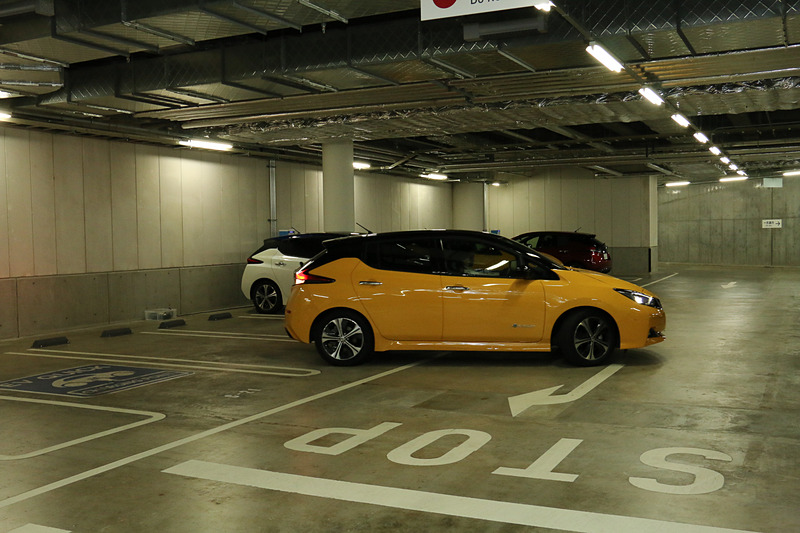 駐車場を使ったプロパイロット パーキングのデモも実施された