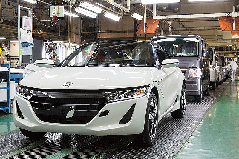 4月2日から「ホンダオートボディー」となる八千代工業 四日市製作所の4輪生産ライン