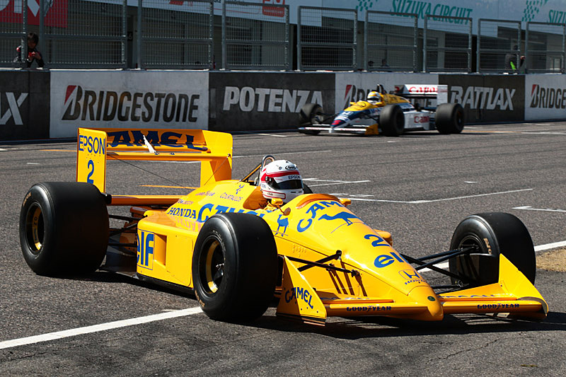 中嶋悟氏はロータス 100Tをドライブして登場