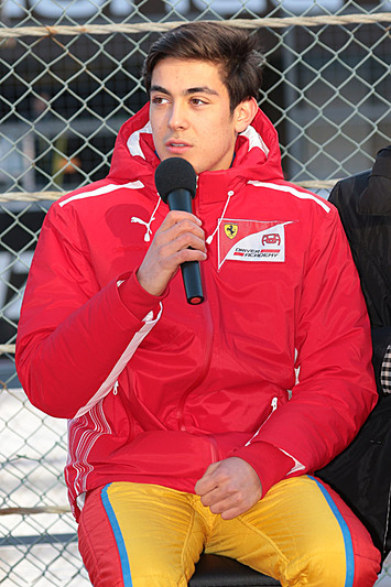 フェラーリ・ドライバー・アカデミーに属するジュリアーノ・アレジ選手