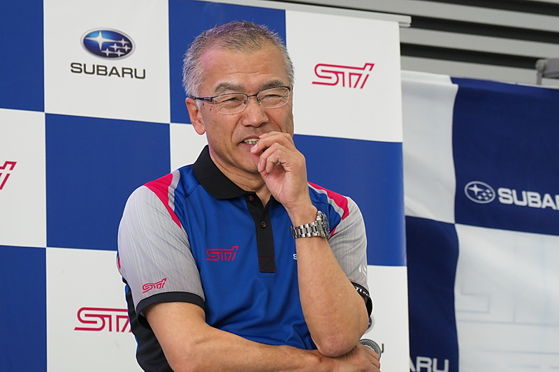 イベント当日は娘さんの誕生日だったというSUPER GT300クラス総監督 渋谷真氏