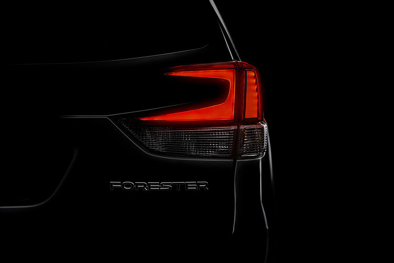 米国ニューヨークで開催される2018年ニューヨーク国際自動車ショーで世界初公開される新型「フォレスター」（米国仕様車）