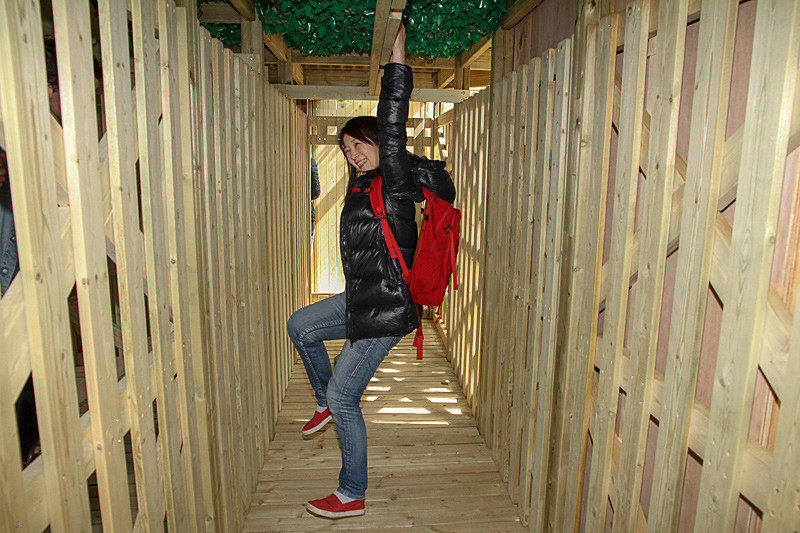 うんていも!!　きゃー、動けない（笑）