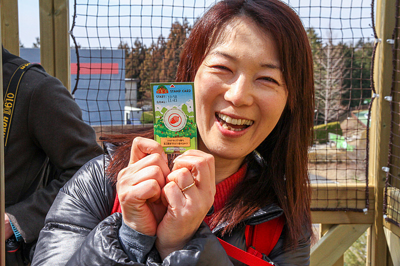 ゴールのスタンプ。50分ぐらいかかっちゃいました