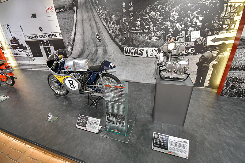 1階部分がリニューアルして新展示「Honda　夢と挑戦の軌跡」を開催