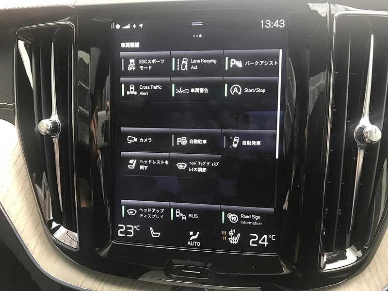 ボルボ「XC60」のインパネ